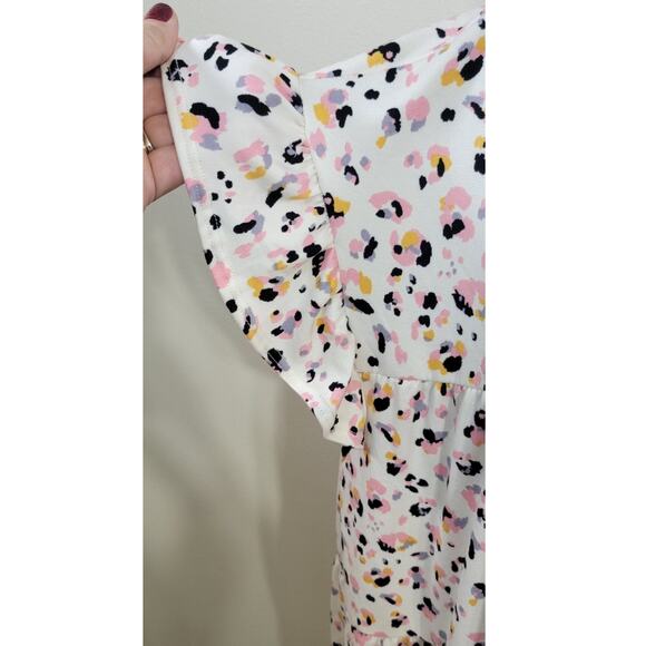 Anthropologie Entro Dress Womens Large Whimsical Cottagecore Grandmacore Ruffled - Picture 5 of 9